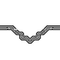 Circuitry Connection, Digital Pathway, Futuristic vector