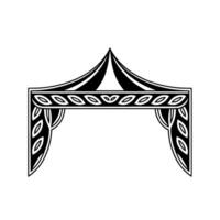 Stylized Tent Archway, Festive Celebration vector