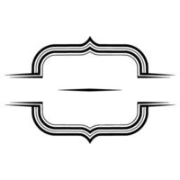 Elegant Decorative Bracket, Vintage Style, Minimalist vector