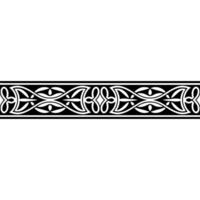 Intricate Celtic Border, Vintage, Elegant Ornamentation - Ornament - Linear vector