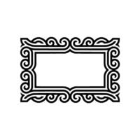 Elegant Ornate Frame, Vintage, Minimalist Border - Decorative vector