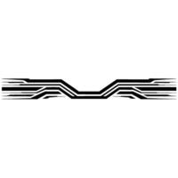 Dynamic Circuit Border, Modern Tech Element vector