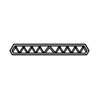 Geometric Deco Border, Minimalist Element vector