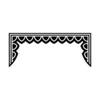 Geometric Deco Arch, Minimalist Element vector