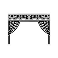 Art Deco Archway Ornament, Geometric - Art deco vector
