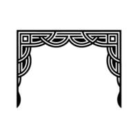 Art Deco Ornament Border, Geometric Elegance - Artdeco vector