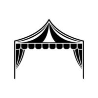 Geometric Tent, Minimalist, Event Shelter vector
