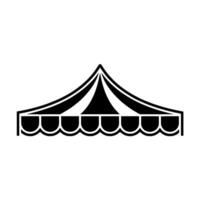 Minimalist Tent, Modern Shelter vector