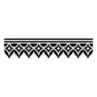 Geometric Deco Border, Elegant Pattern, Minimalist - Line vector
