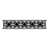Geometric Celtic Border, Vintage Style vector