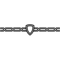 Geometric Shield Border, Art Deco Style vector