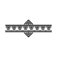 Geometric Deco Border, Classic Elegance vector
