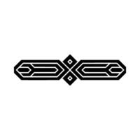 Geometric Tribal Ornament, Modern Abstract vector