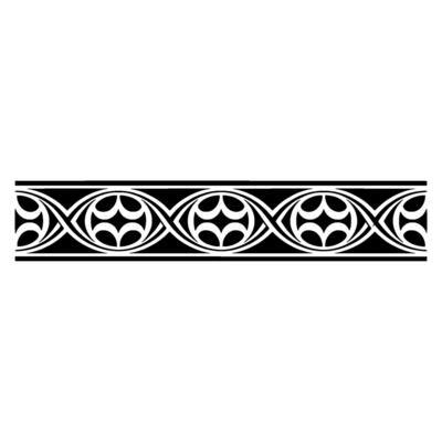 Intricate Gothic Border, Vintage Ornamentation, Decorative Element - Ornament