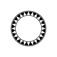 Geometric Tribal Circle, Minimalist - Flat vector