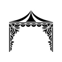 Geometric Tent Arch, Art Deco Style vector