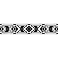 Elegant Vintage Border, Decorative Art Deco Motif vector