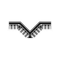 Geometric -Shape, Art Deco Style, Minimalist vector