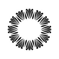 Geometric Bloom, Minimalist Symmetry vector