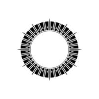 Geometric Radial Burst, Minimalist - Illustration vector