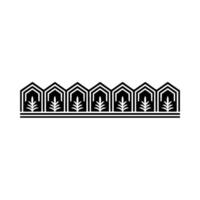 Geometric Islamic Border, Minimalist vector