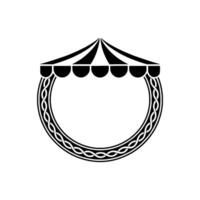 Celtic Canopy Emblem, Vintage, Minimalist vector
