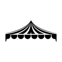 Minimalist Tent Silhouette, Celebration - Event vector
