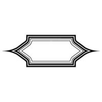 Elegant Deco Border, Vintage Element - Geometric vector