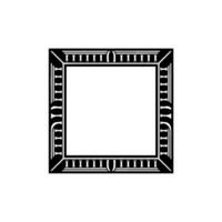 Art Deco Frame, Geometric Elegance, Vintage Style vector