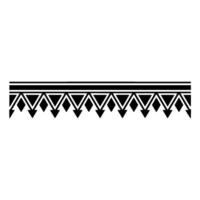 Geometric Tribal Border, Minimalist - Arrangement vector