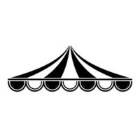 Geometric Tent Silhouette, Minimalist - Simple vector