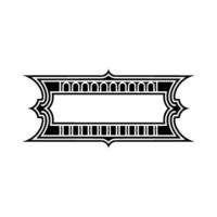 Art Deco Frame, Elegant, Vintage Style, Placeholder vector