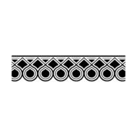 Geometric Deco Border, Minimalist, Elegant Pattern - Art deco vector