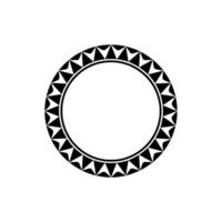 Geometric Tribal Circle, Minimalist - Scandinavian vector
