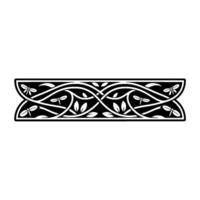 Elegant Dragonfly Border, Art Nouveau Inspired vector