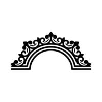 Ornate Arch Decorative Element, Vintage Style - Ornament vector