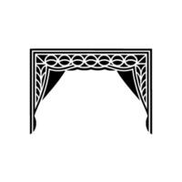 Art Deco Archway, Geometric Ornamentation, Minimalist - Frame vector