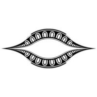 Geometric Eye Motif, Minimalist, Vintage Aesthetic vector