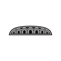 Geometric Arch Motif, Minimalist , Subtle Texture vector