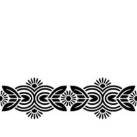 Geometric Tribal Border, Elegant , Minimalist Pattern vector