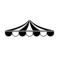 Minimalist Tent Silhouette, Geometric - Abstract vector