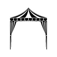 Elegant Canopy Silhouette, Minimalist vector