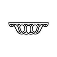 Intricate Celtic Knot, Minimalist , Symbolic Ornament vector