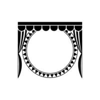 Art Deco Stage Border, Geometric Ornamentation vector