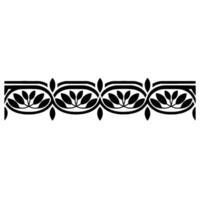 Elegant Botanical Border, Vintage Style, Decorative Element - Leaf - Floral vector