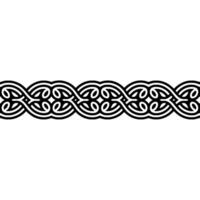 Intricate Celtic Border, Elegant Pattern, Vintage - Ornamental - Knotwork vector