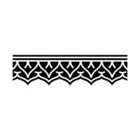 Geometric Border, Intricate Pattern, Stylized - Ornament vector