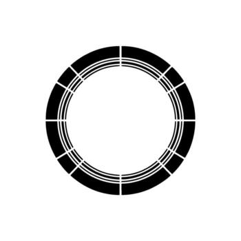 Geometric Circle, Minimalist , Circular Framework vector