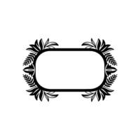 Elegant Botanical Frame, Minimalist - Texture vector
