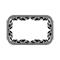 Art Deco Frame, Elegant Ornament, Vintage , Minimalist Border - Decorative vector